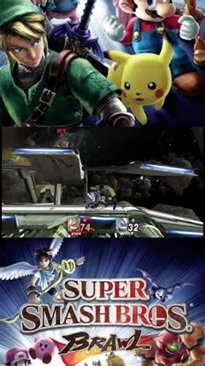 SSBB Fox VS Wolf