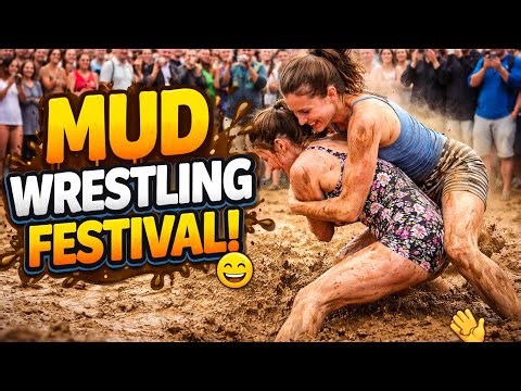 Women’s Mud Wrestling Championship — Part 1 | Fun Challenge & Team Spirit
