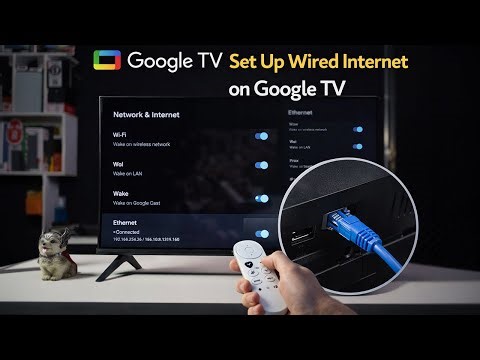 How To Use Ethernet Cable On Google TV | Setup Wired LAN Internet Connection on Google TV