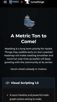 HYTALE NO CURSEFORGE! A era dos mods começou oficialmente 🛠️#Hytale #mods #earlyaccess