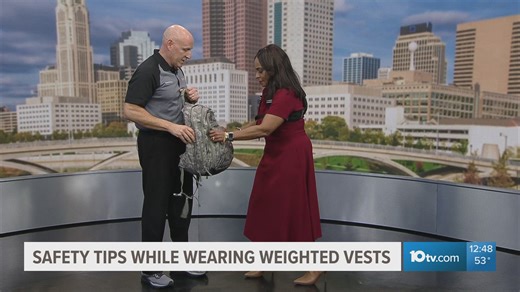 Safety tips while wearing weighted vests when working out