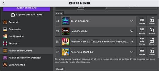 Minecraft Patch con shaders 😻