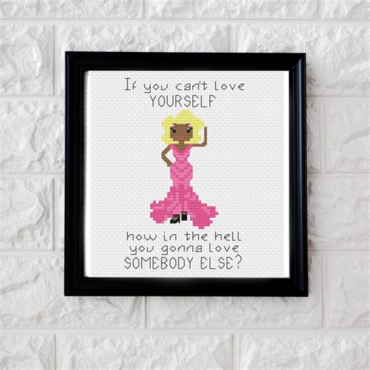 Ru Paul - Drag Race - PDF Cross Stitch Pattern - Etsy