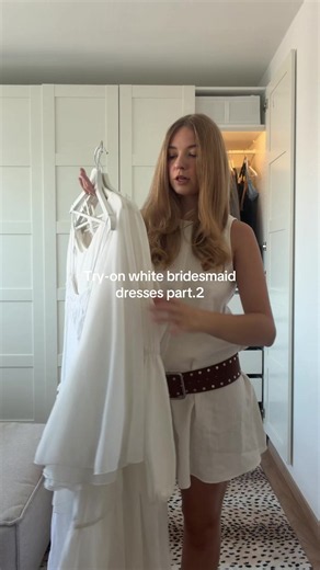 Robe demoiselle d'honneur blanche : essayage et conseils part.2