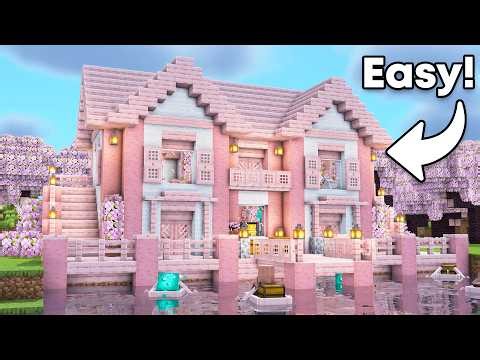 Minecraft: Cherry Blossom Survival House [Tutorial]
