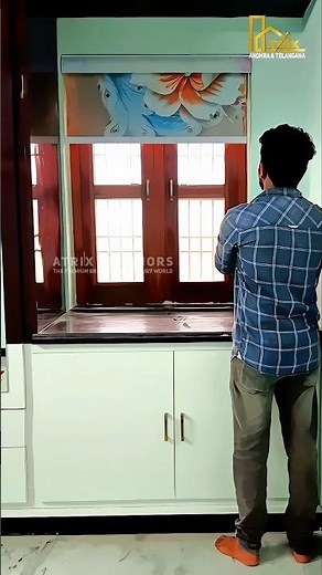 Peacock Blinds For Windows #vijayawada ☎️ 9059459025 #atrixinteriors #binds #rollerblinds #shorts