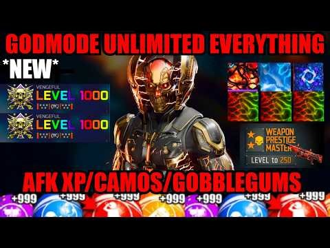 *NEW* BROKEN GODMODE LEVEL 1000/EVERYTHING GLITCH! AFK XP/CAMOS! BO7 GLITCHES! BO7 ZOMBIES GLITCH