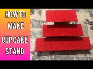 DIY CUPCAKE STAND FROM OLD BOXES