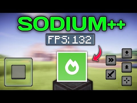 ⚡New Sodium Mod for MCPE 1.21+ | No Lag & FPS Boost!