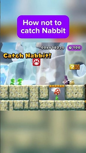 How NOT to catch Nabbit #newsuperluigiu #mario