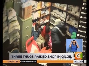 Daring robbery caught on CCTV cameras