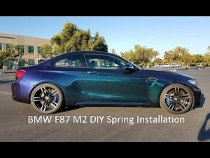 BMW M2 (F87) Lowering Springs Installation