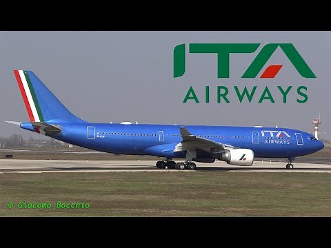 New ITA Airways A330 "Tazio Nuvolari" Land & Takeoff @ Bologna G.Marconi