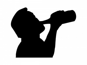 Bier trinkender Mann Silhouette: SVG, DXF, PNG (Digital Download) - Etsy.de