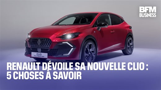 Renault dévoile sa nouvelle Clio, 5 choses à savoir