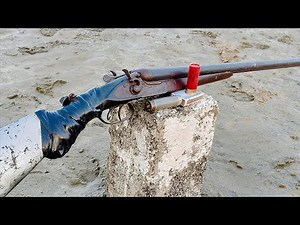 Vintage 12 Gauge Double Barrel Shotgun!