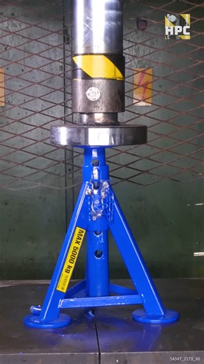 Crushing CAR Jacks! #satisfying #asmr #crush | Hydraulic press channel