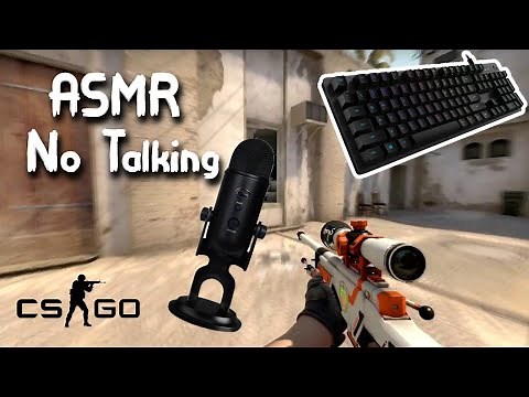ASMR Gaming | CS:GO COMPETITIVE DUST 2 | Keyboard Sounds