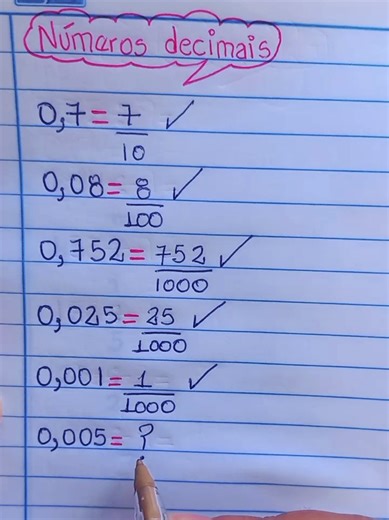 NÚMEROS DECIMAIS#mathematics #mathstudent #estudent #math #mathsucks