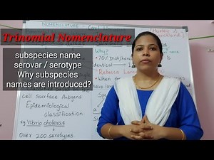 Trinomial Nomenclature