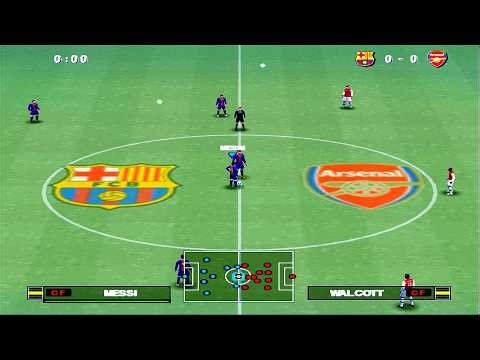 PES 2013 - Barcelona vs Arsenal | PS2