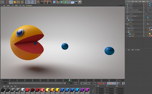 c4d动画教程（附工程文件见评论）