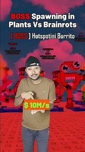 BOSS Spawning in Plants Vs Brainrots | #roblox #stealabrainrot