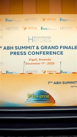 Africa’s Business Heroes on Instagram: "The 7th Africa’s Business Heroes Summit and Grand Finale opened today with a press conference at the Kigali Convention Centre, setting the tone for a weekend focused on defining Africa’s future. Our speakers laid out what to expect over the next two days: • Zahra Baitie-Boateng, Managing Director for Africa at ABH • Naphtal Kazoora, Rwanda Development Board • Albert Munyabugingo, 2023 ABH Top 10 Finalist and CEO of Vuba Vuba • Dr. Diane Karusisi, CEO of Ba
