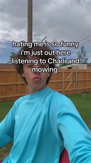Enjoying Charli XCX While Mowing the Lawn
