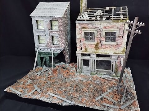 How to make debris/rubble for your dioramas.