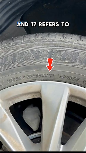 How to read the codes and markings on a car tire #carhacks #knowledge #learning #driving #shorts | Brother Cong talks about cars