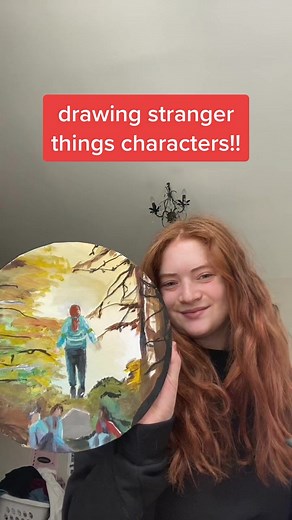 drawing stranger things characters ❤️ #strangerthings #strangerthings4