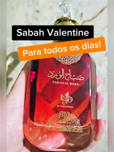 Perfume Sabah Valentine é fresco, delicado e envolvente. Doce com suavidade e frescor, podendo ser usado em qualquer horário. @Scila Alex Dicas #sabah #sabahvalentine #perfumeviral #tiktokshop #fy