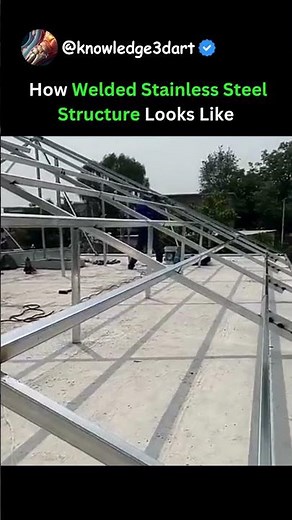 How Welded Stainless-Steel Roof Structure Looks Like