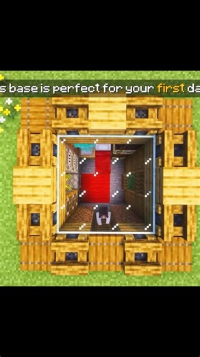 I Built a Hidden Underground House in Minecraft! 🏡 #shorts