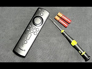 Amazon Firestick Remote Battery Replacement - EASY DIY