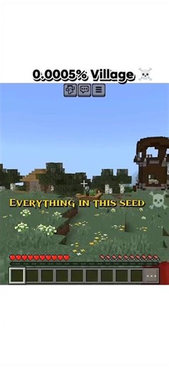 0.0005 % seeds are like this in Minecraft but again in Buckrock #minecraft #shorts