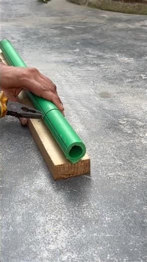 No Pipe Clip? Fix a Pipe Using Nails & Wire | Simple DIY Hack #Shorts