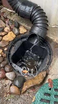 Channel Drain in Action During Rain 🌧️ #drainagesystems
