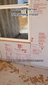 Weather barrier sheathing install. #homeinspections #homeinspector #predrywallinspection #Home | That Ain't Right