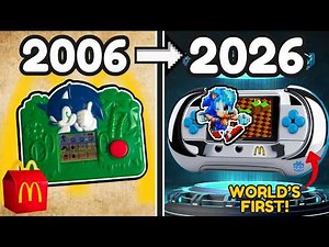 INSANE 3D Remake of the McDonald’s Sonic LCD Console!