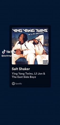 #YingYangTwins #LilJonAndTheEastSideBoyz #SaltShaker #2003 #MeAndMyBrother #Album #Classic #HipHopClassics #Crunk #Throwback2000s #ThrowbackJams #foryou #FYPage #IDontOwnCopyrightsToThisSong