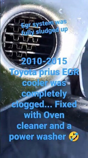 2010-2015 Toyota Prius EGR cooler cleaning