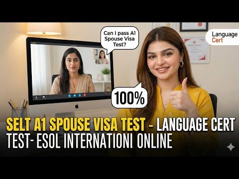 A1 Spouse Visa Test||Speaking & Listening|| Full Mock Test|| SELT A1 ESOL International