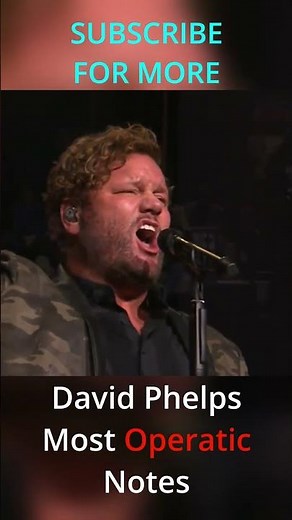 David Phelps Most Operatic Notes!
