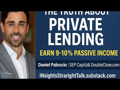 The Truth About Private Lending: Earn 9–10% Passive Income With Real Estate Notes 📱