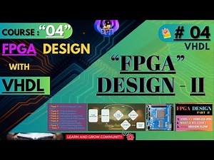 0️⃣4️⃣ ~ FPGA Design Flow ? VHDL / Verilog HDL to FPGA Implementation Process | Course 04 #vhdl