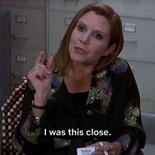 Carrie Fisher was honestly the best. | Netflix