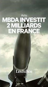 Why MBDA is investing €2 billion in France to produce missiles. Clarisse explains.