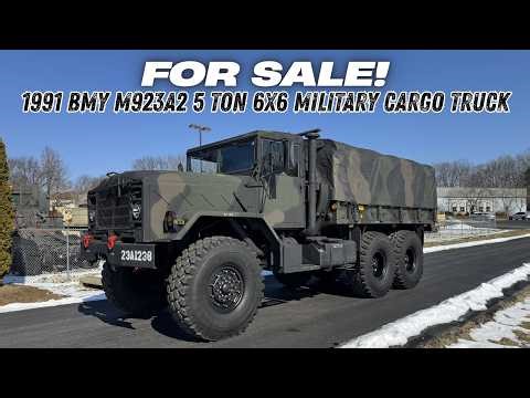 Just Listed: 1991 BMY M923A2 5-Ton 6x6 Cargo Truck